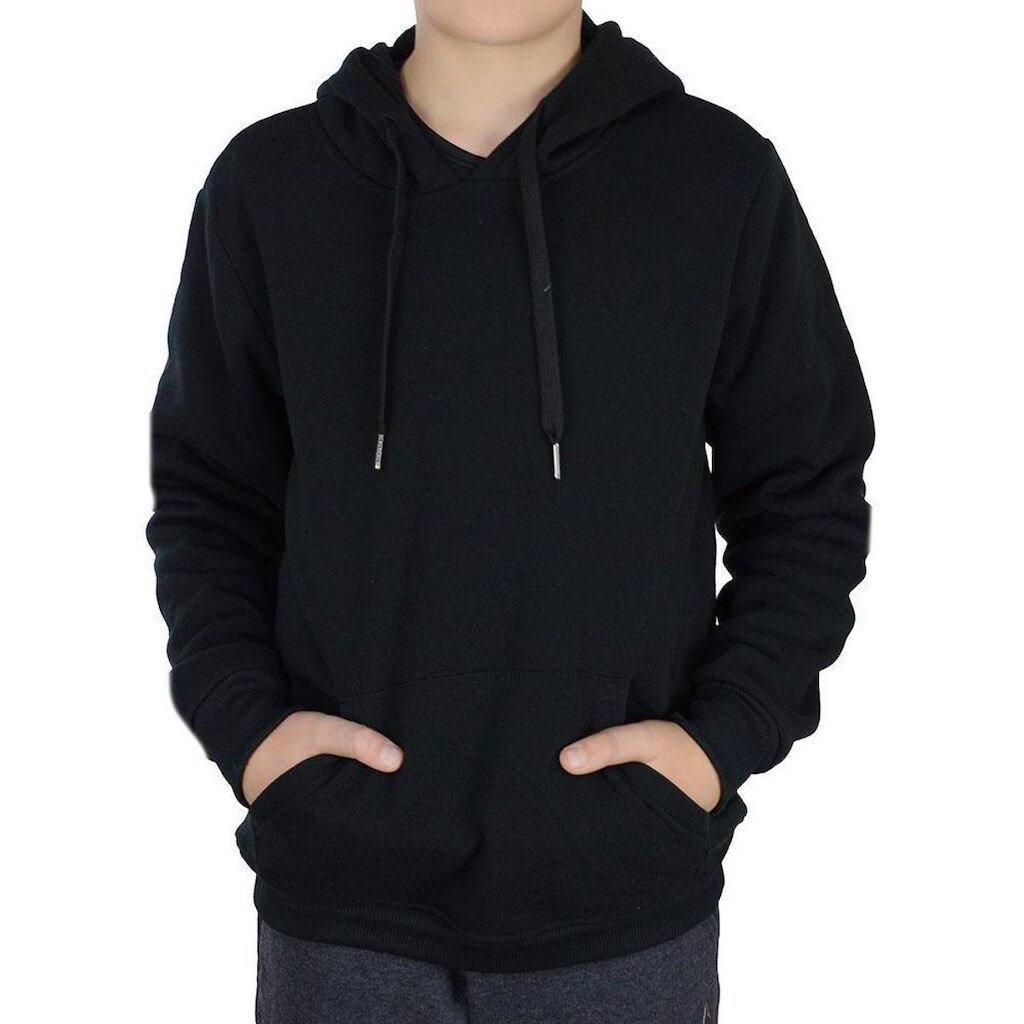 Blusa Juvenil Meninos Broken Rules Moletom Preta - 7101