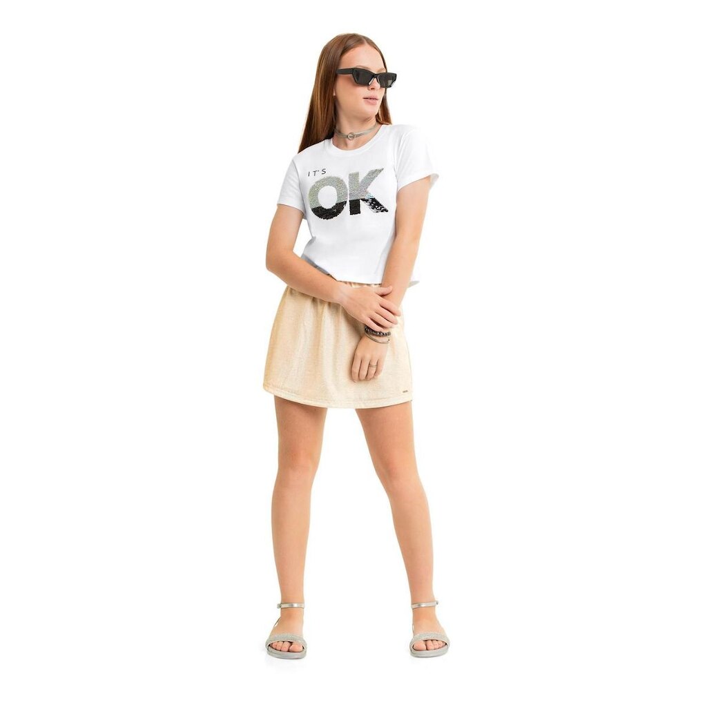 Blusa Juvenil para Menina Gloss