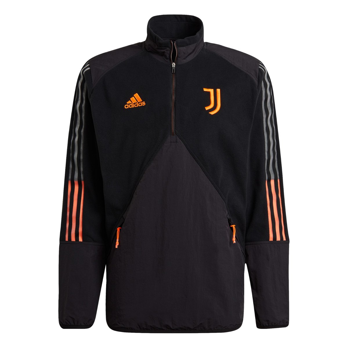 Blusa Juventus Viagem 21/22 Adidas Masculina - Preto+Laranja