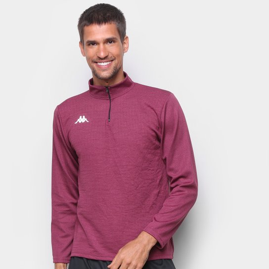 Blusa Kappa Adam Jacquard Masculin - Vermelho+Preto é ruim? Blusa Kappa Adam Jacquard Masculin - Vermelho+Preto é boa?