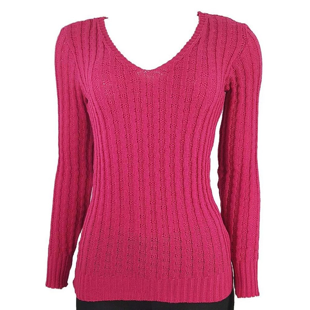 Blusa Katlen Tricot Canetran Decote V