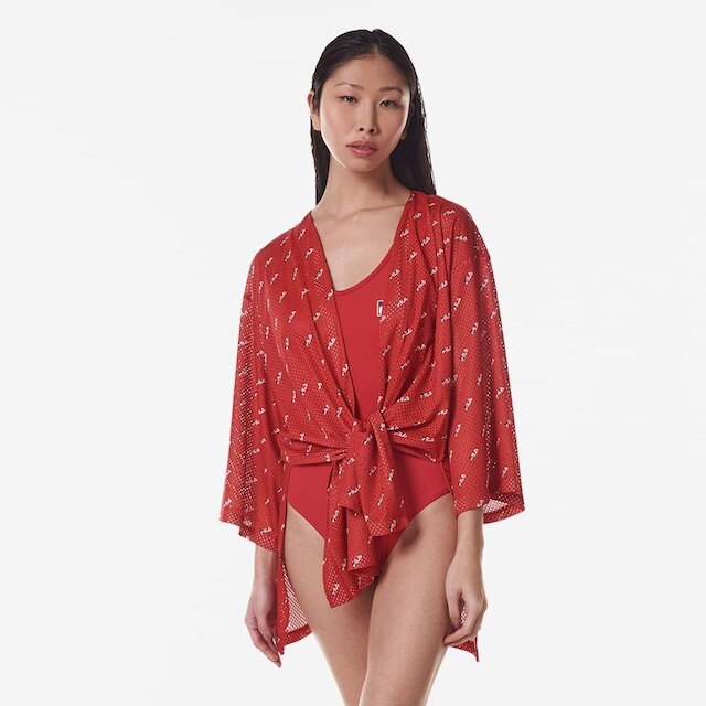 Blusa Kimono Swim Feminina