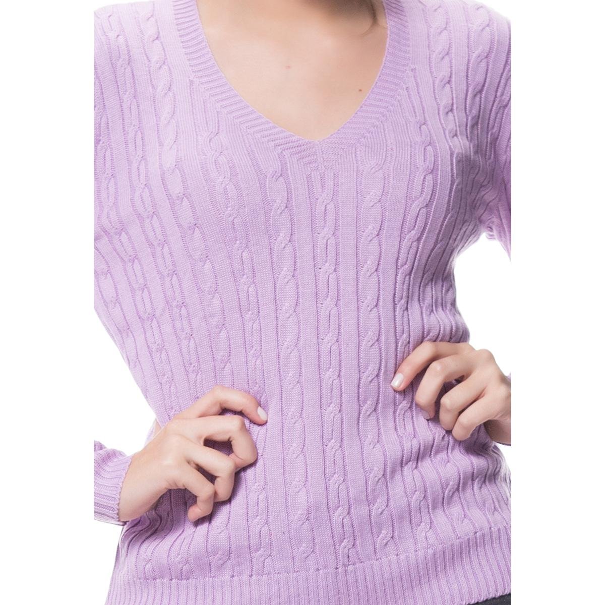 blusa tricot feminina basica