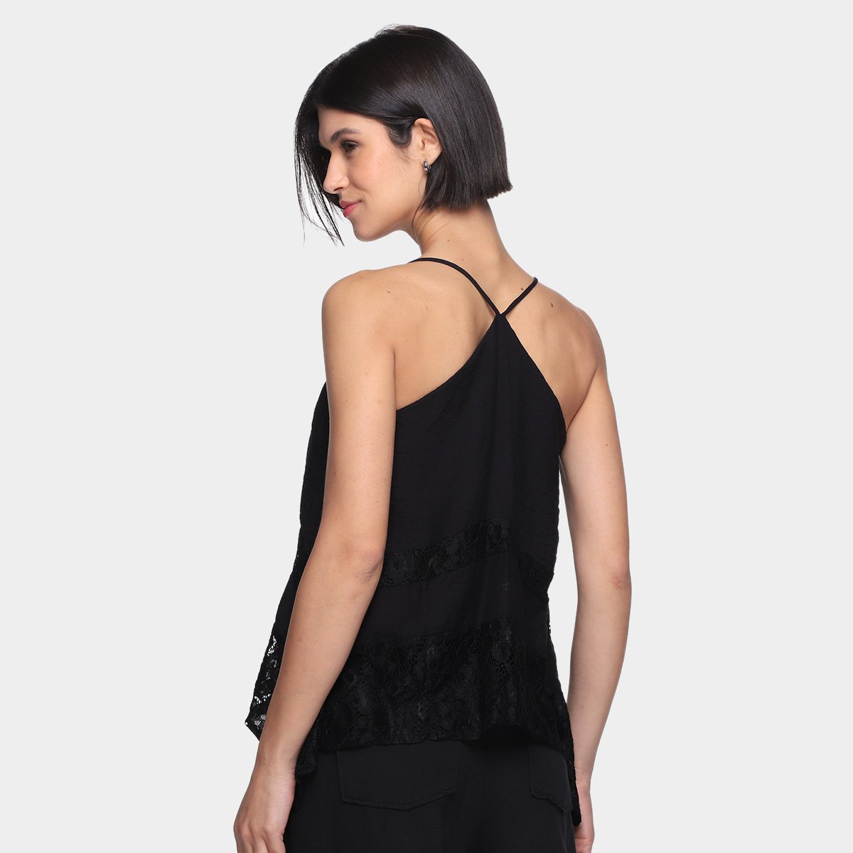 Blusa Loved Ampla Renda Feminina - 1