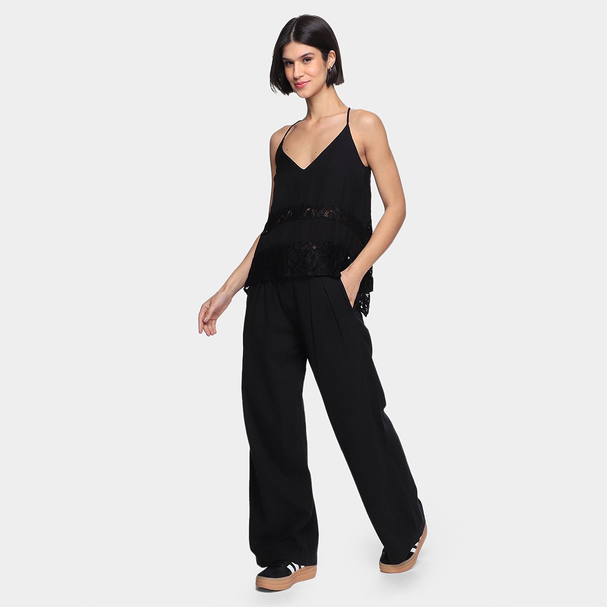 Blusa Loved Ampla Renda Feminina - 3