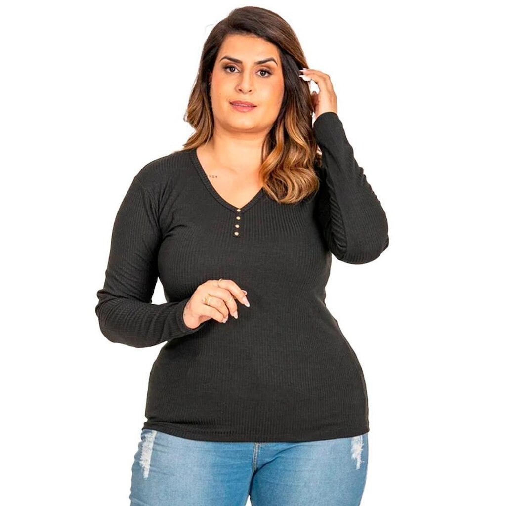 Blusa LTZ De Ribana Com Botoes - 1754