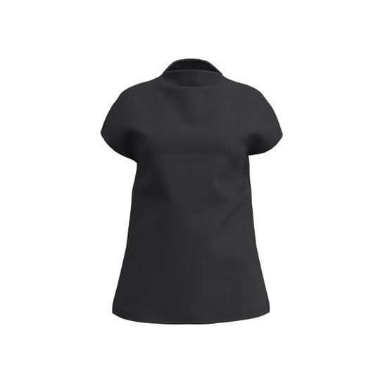 Blusa Lunender Alongada Com Gola Alta