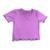 Blusa Magic Sky Manga Curta Básica Menina - Lilás