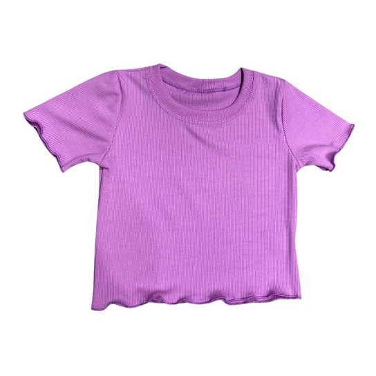 Blusa Magic Sky Manga Curta Básica Menina