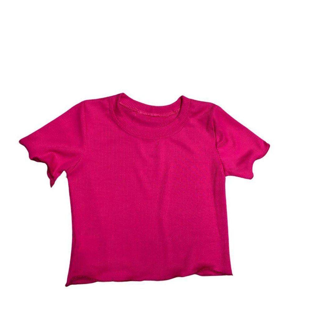 Blusa Magic Sky Manga Curta Básica Menina