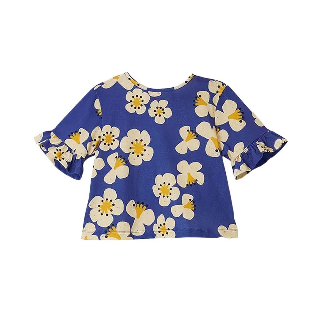 Blusa Malha Fábula Florada Azul