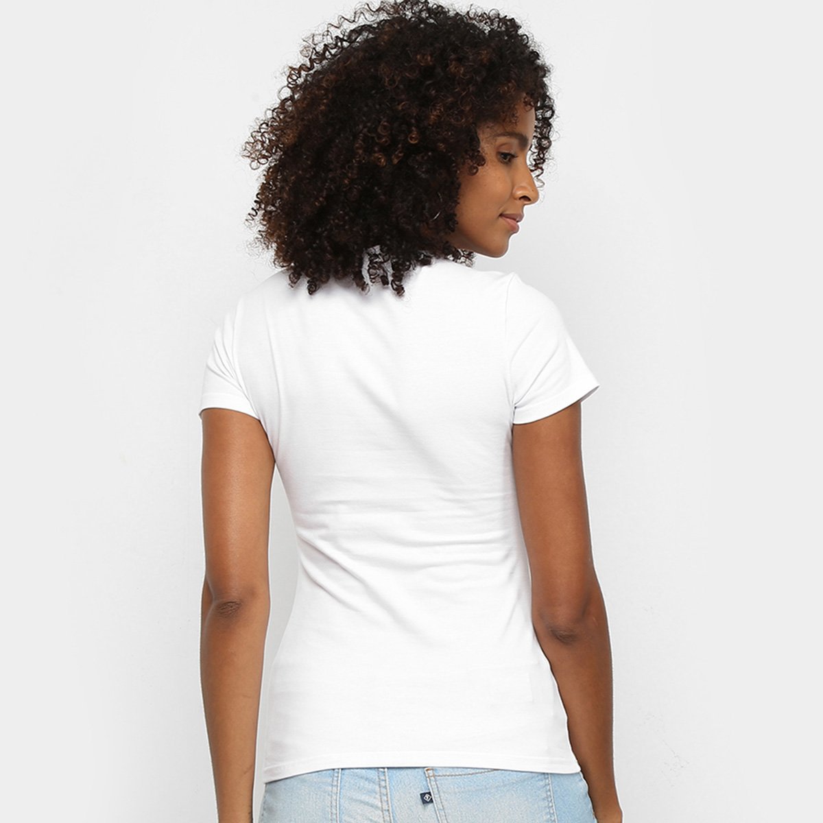 Blusa Malwee Baby Look Básica Feminina - 1