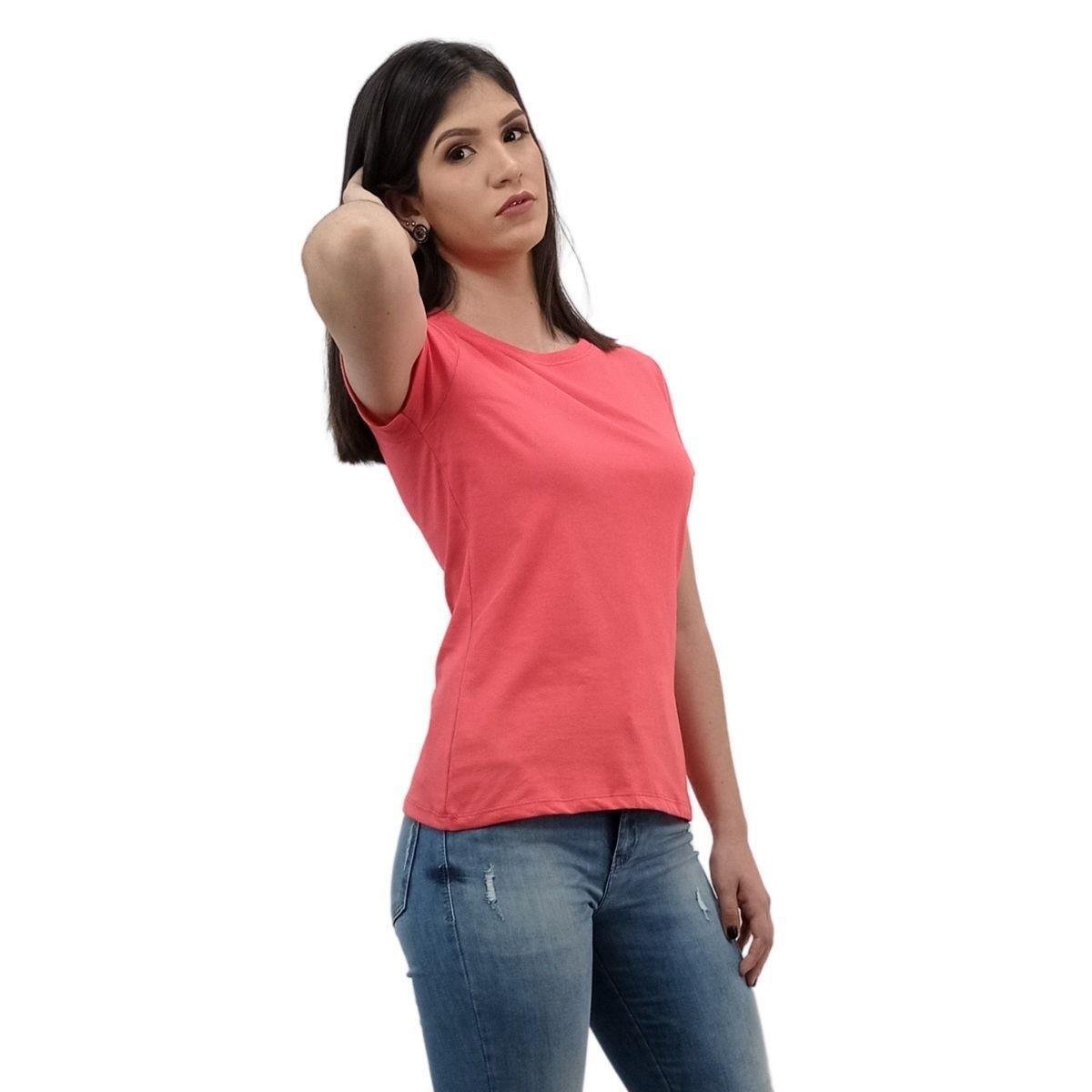 BLUSA MALWEE BASICA FEMININA GOLA REDONDA Menor preço em BLUSA MALWEE BASICA FEMININA GOLA REDONDA