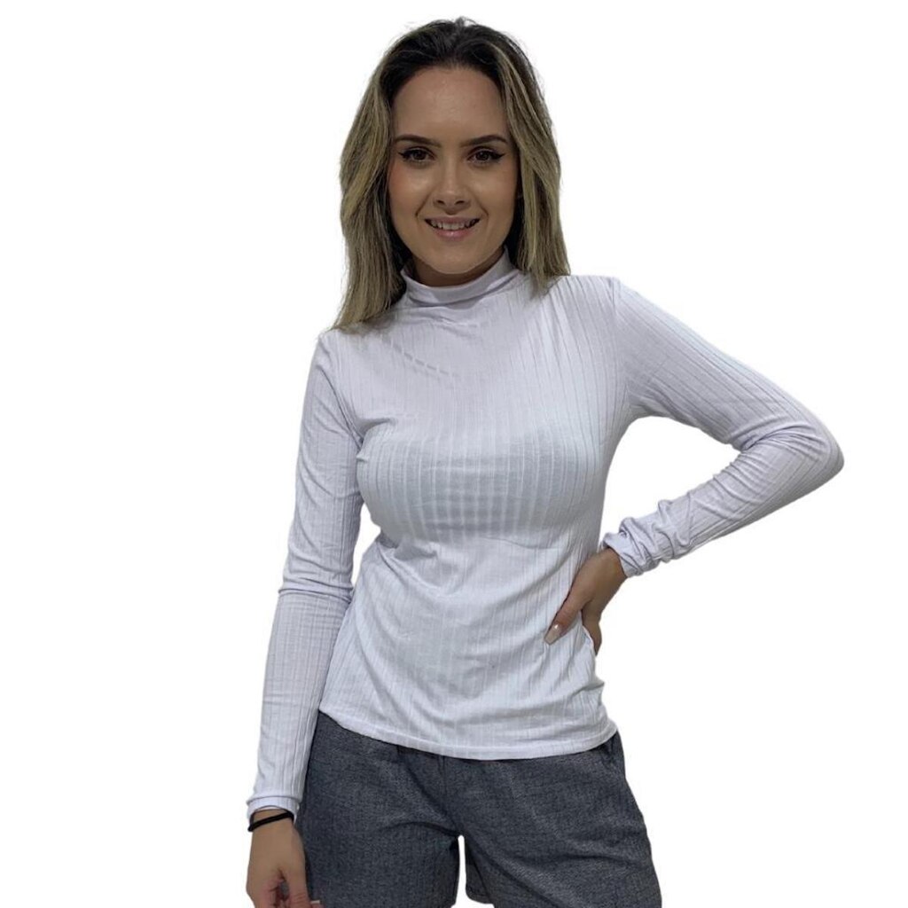 BLUSA MALWEE CANELADA FEMININO