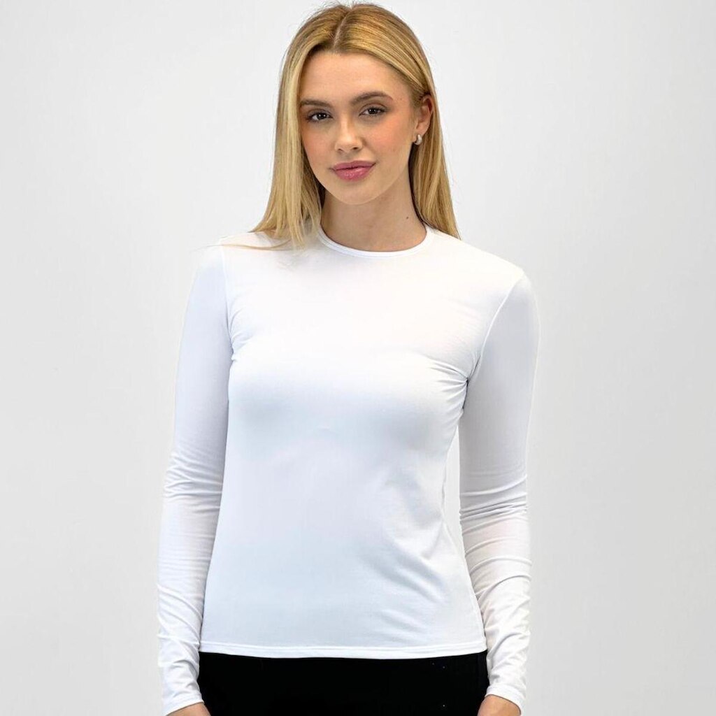 Blusa Malwee Térmica Proteção UV 50+ Manga Longa Feminina
