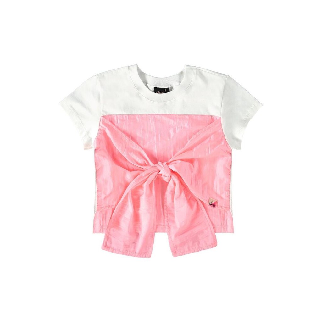 Blusa Manga Curta com Amarração Gloss