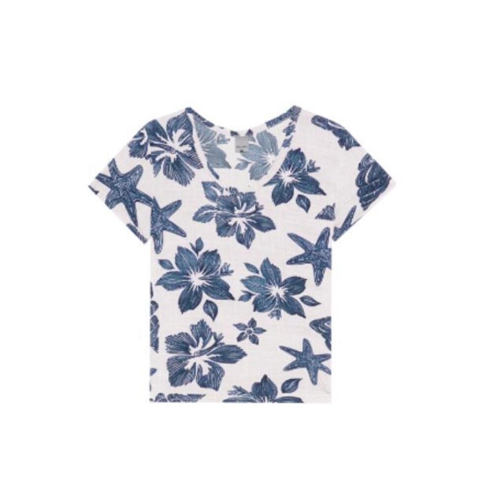 Blusa Manga Curta Feminina Ampla Malwee Ref. 70952