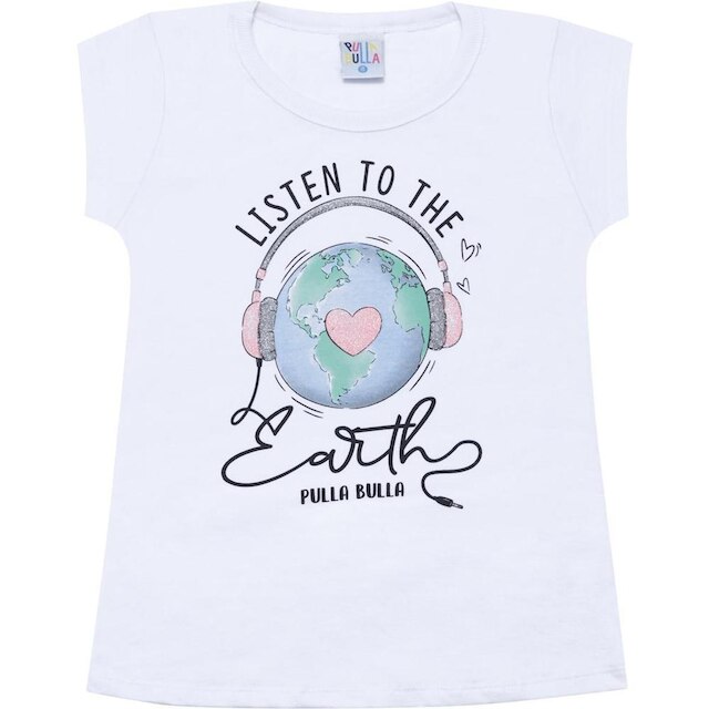 Blusa Manga Curta Infantil Pulla Bulla Ref. 44301