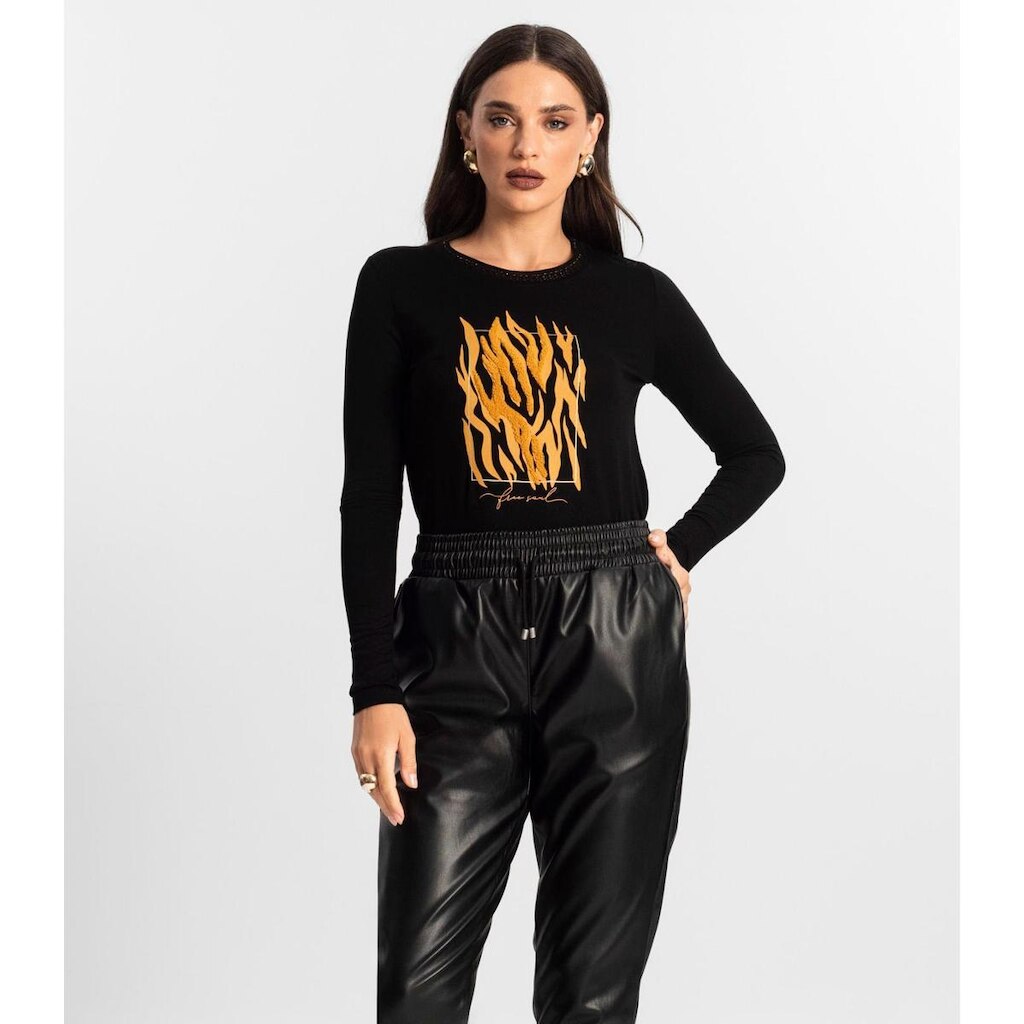 Blusa Manga Longa Endless Preto