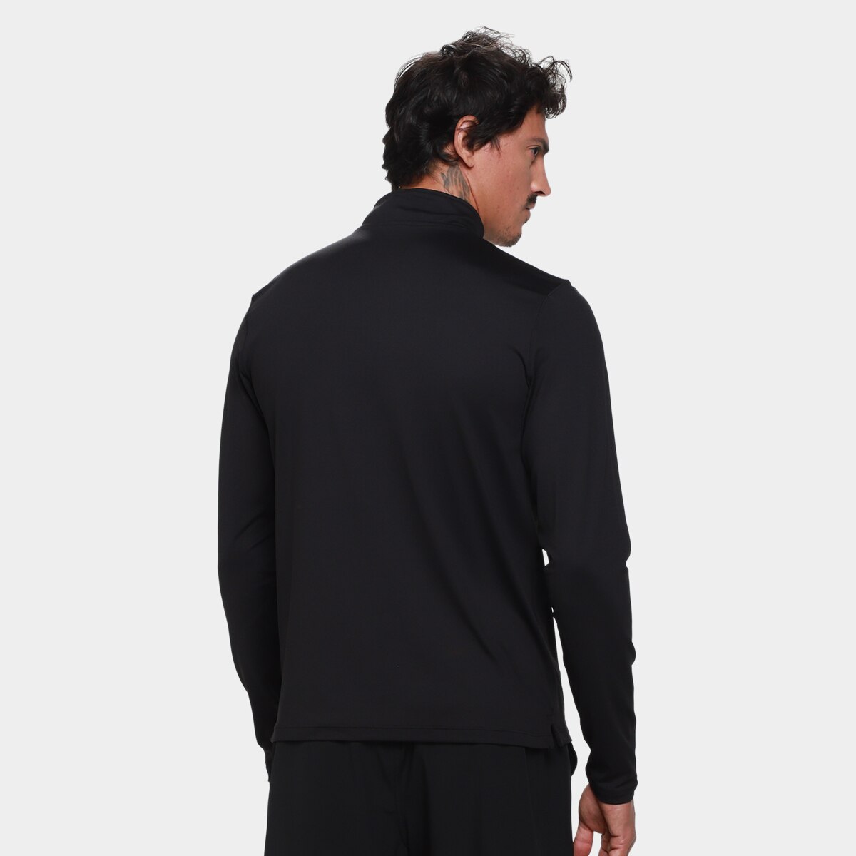 Blusa Manga Longa Fila Half Com Zíper Life Masculina - 1