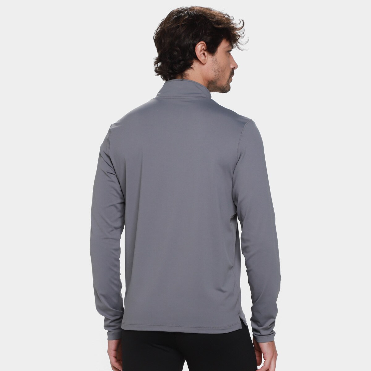 Blusa Manga Longa Fila Half Com Zíper Life Masculina - 1