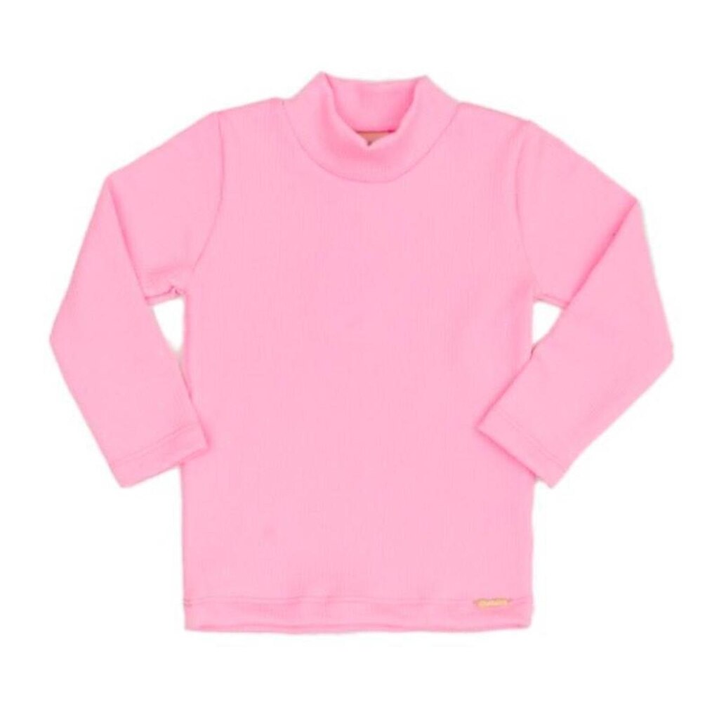 Blusa manga longa gola alta canelada Have Fun