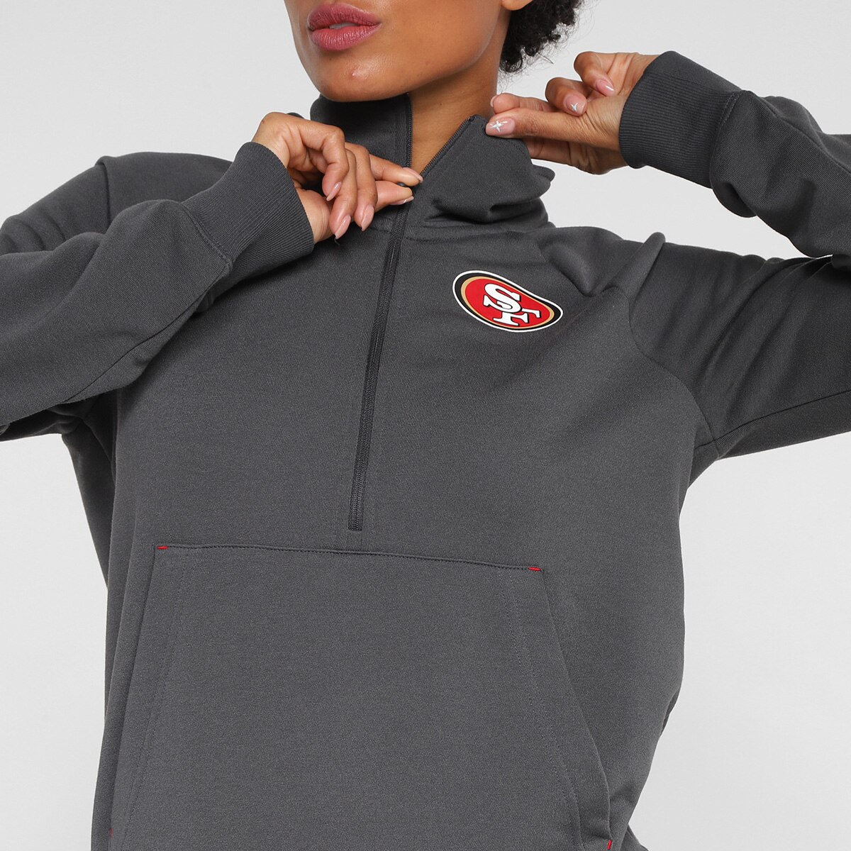 Blusa Manga Longa NFL San Francisco 49ers Nike Dri Fit Feminina - 2