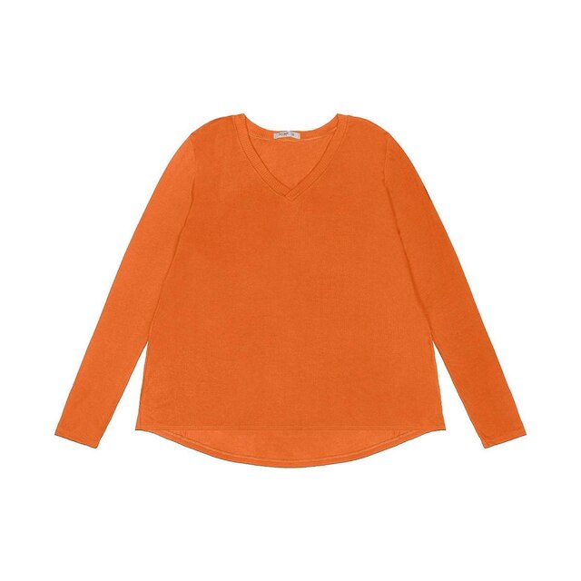 Blusa Manga Longa Visco Tricot Secret Glam