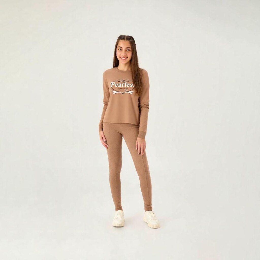 Blusa Marrom Juvenil Pulla Bulla Menina - 55410-1393