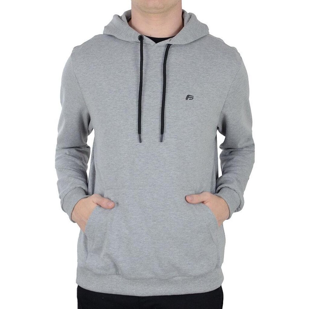 Blusa Masculina Freesurf Moletom Canguru Cinza - 11280