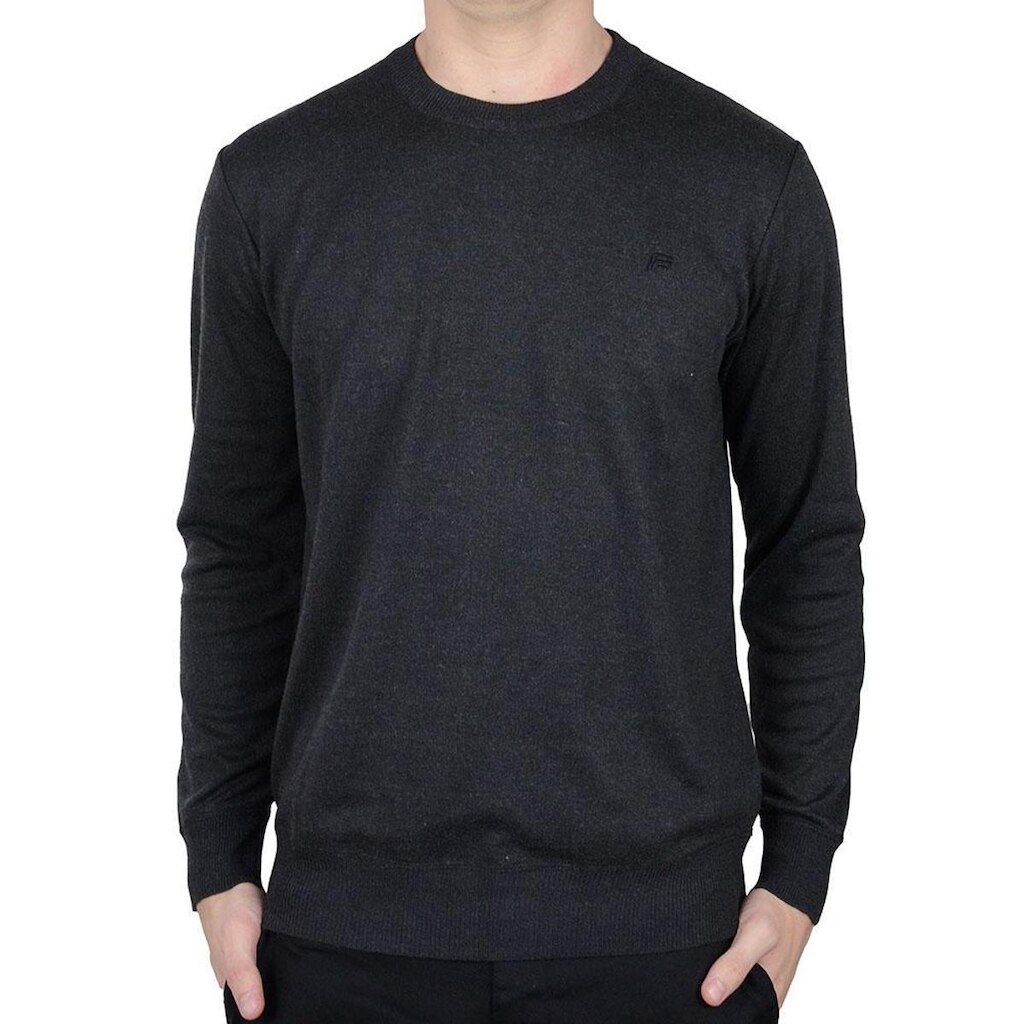 Blusa Masculina Freesurf Tricot Cinza Escuro - 1111