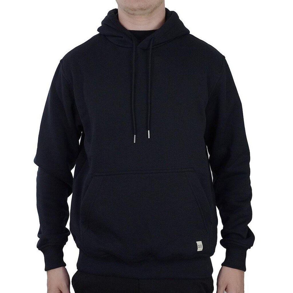 Blusa Masculina Nicoboco Moletom Canguru Preta - 51949
