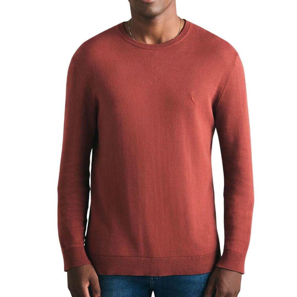 Blusa Masculina Reserva Tricot Marrom Telha - 0100601