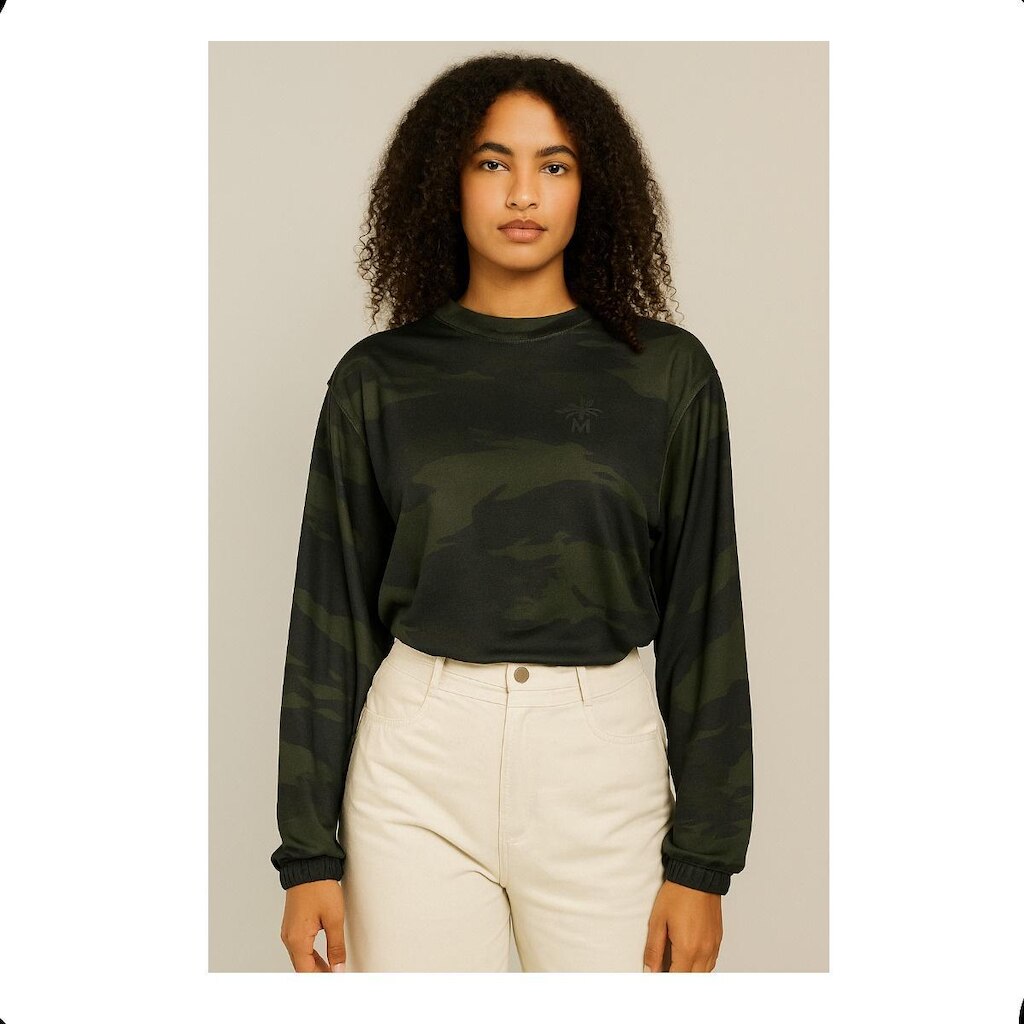 BLUSA MCD CROPPED CAMO
