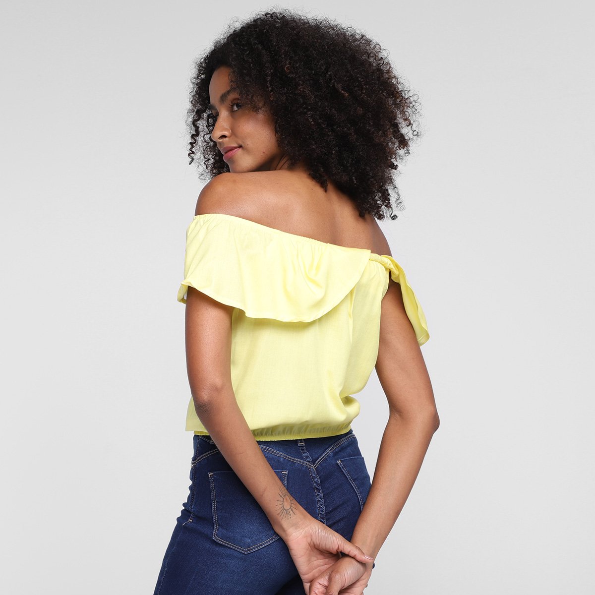 Blusa Mercatto Cropped Feminina - 1