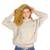 Blusa Midas Malhas Gola Alta Destroyed - 1060 - Off White