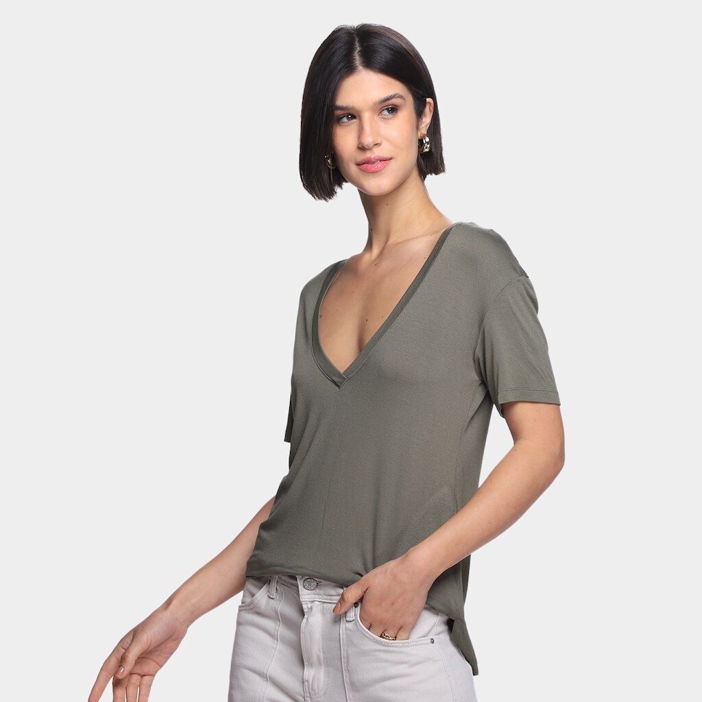 Blusa Mob Lisa Básica Feminina