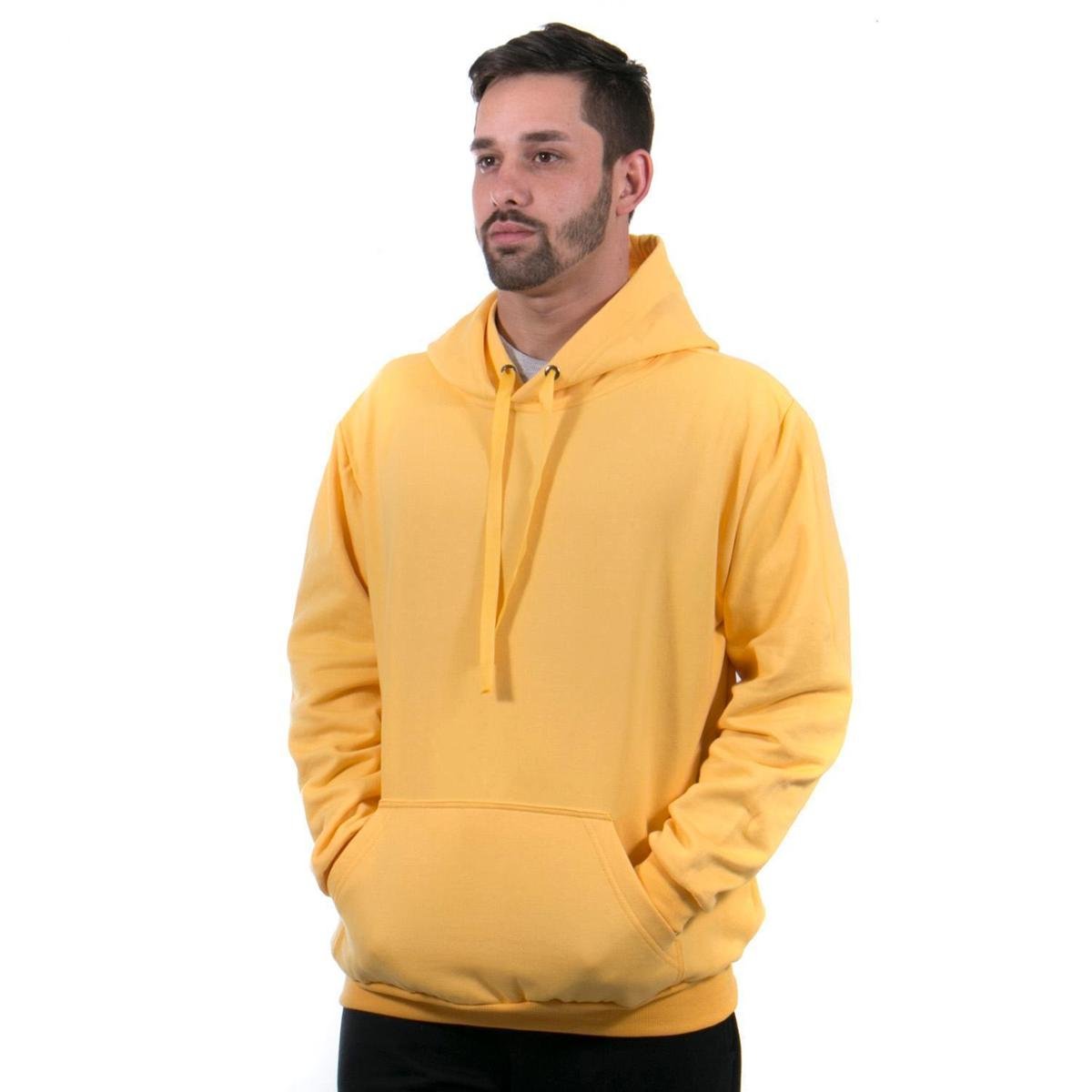 blusa de frio amarela masculina