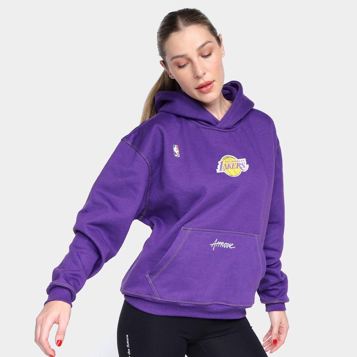 Oversized Moletom Nba Lakers Los Angeles Moletom Lakers Nike Los