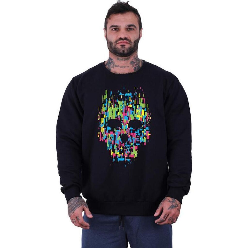 Blusa Moletom Basic MXD Conceito Sem Touca Moda Fitness Academia