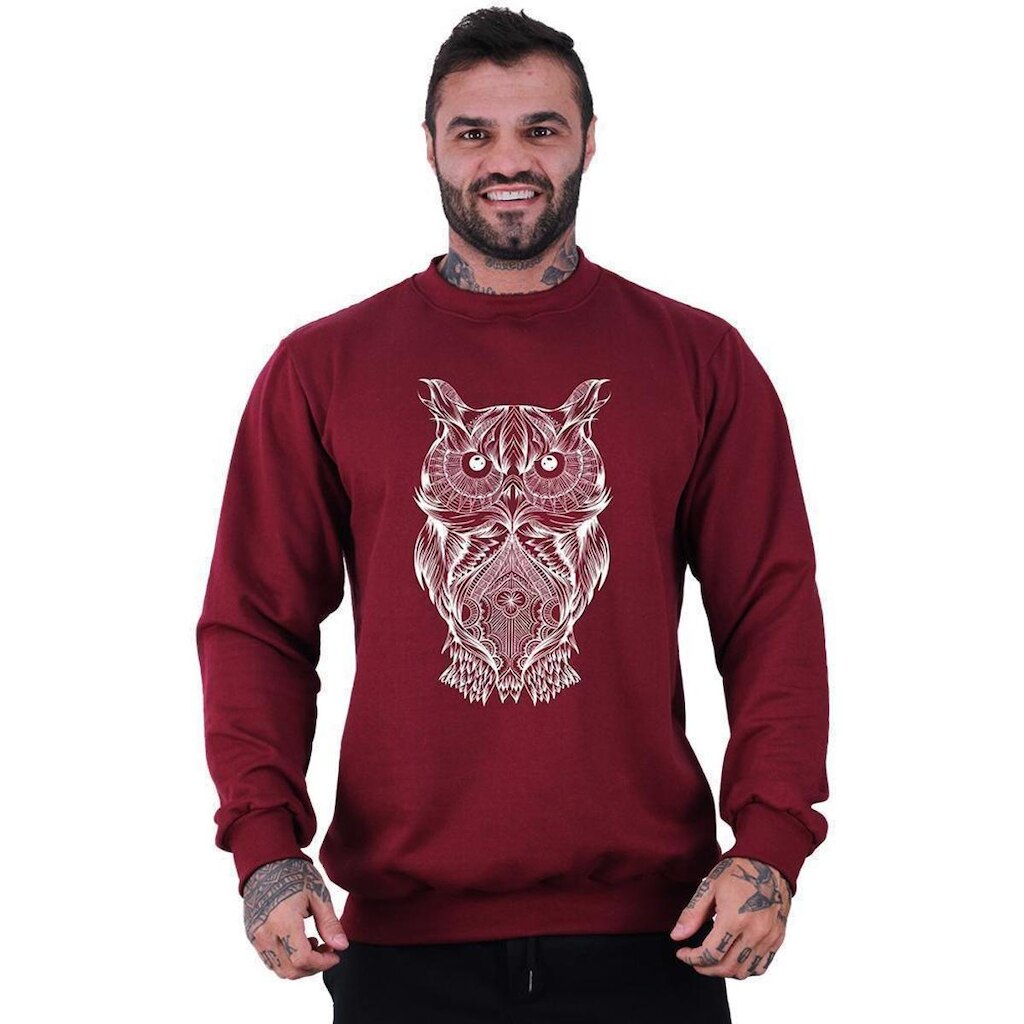 Blusa Moletom Basic MXD Conceito Sem Touca Moda Fitness De Treino