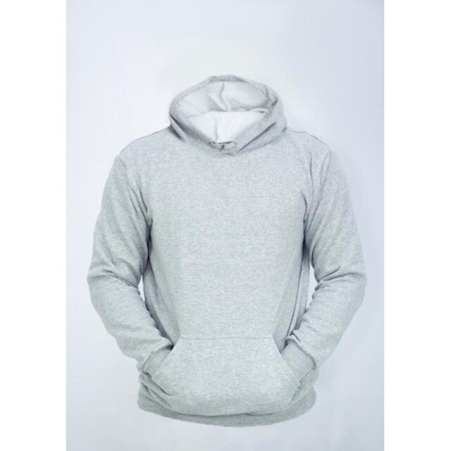 Blusa Moletom Canguru Cinza Feminino Liso DBL