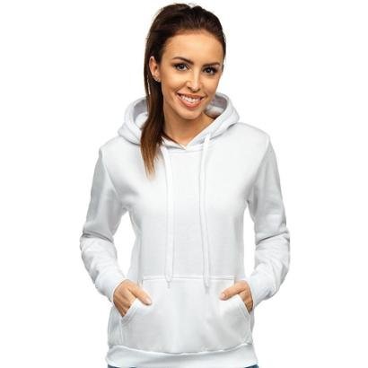 white polyester moletom com capuz