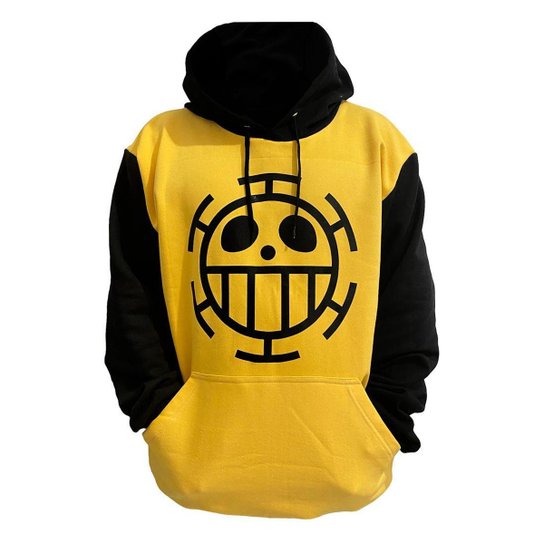 Blusa Moletom Canguru Masculino Full 3d One Piece R 040 - Amarelo é ruim? Blusa Moletom Canguru Masculino Full 3d One Piece R 040 - Amarelo é boa?