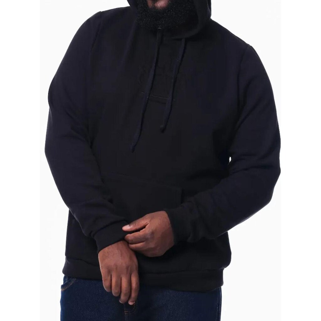 Blusa Moletom Canguru Masculino Plus Size -