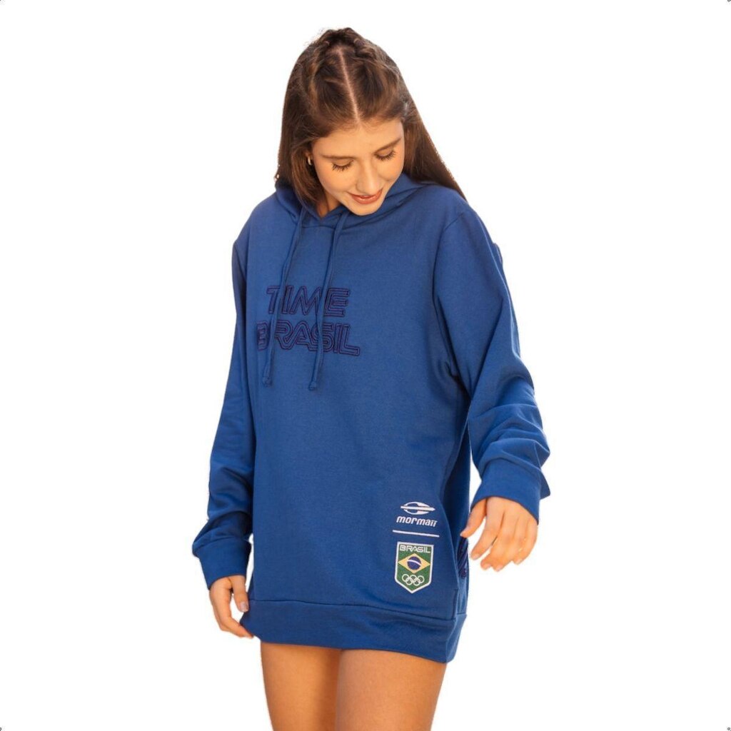Blusa Moletom Canguru Mormaii Bordado Time Brasil