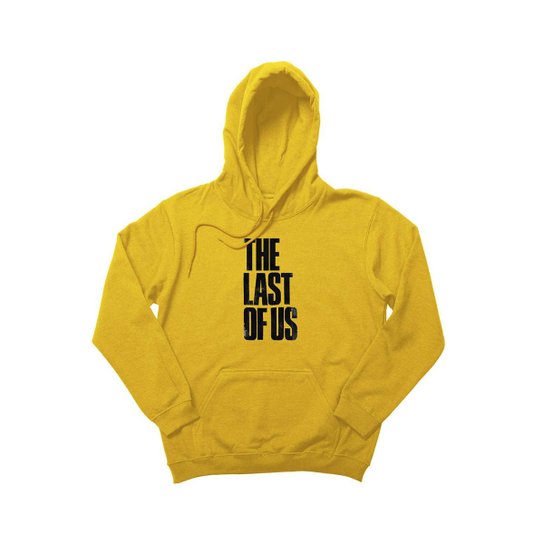Blusa Moletom Canguru Unissex Estampado com Capuz - Amarelo