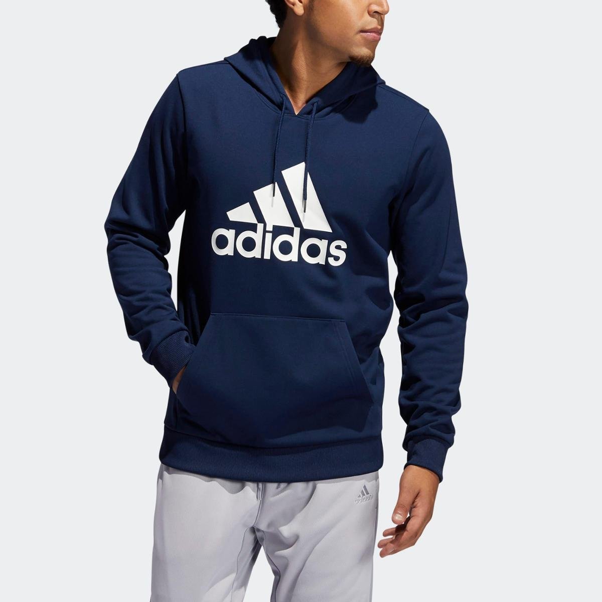 royal blue adidas moletom com capuz men's