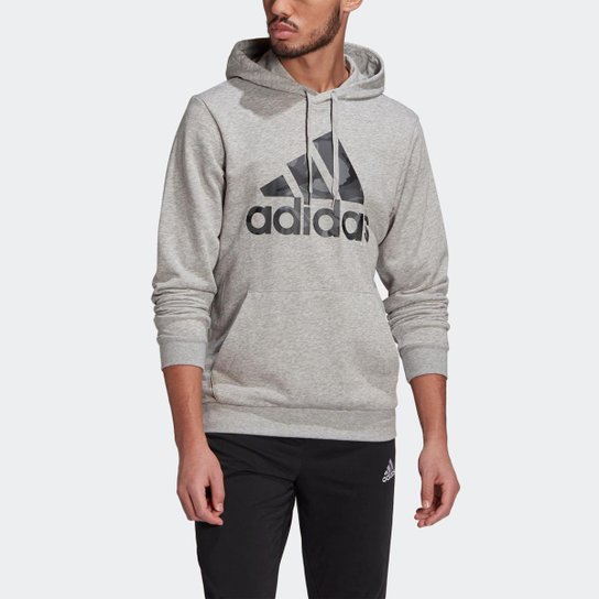 Blusa Moletom Capuz Essentials Camouflage Adidas - Cinza é ruim? Blusa Moletom Capuz Essentials Camouflage Adidas - Cinza é boa?