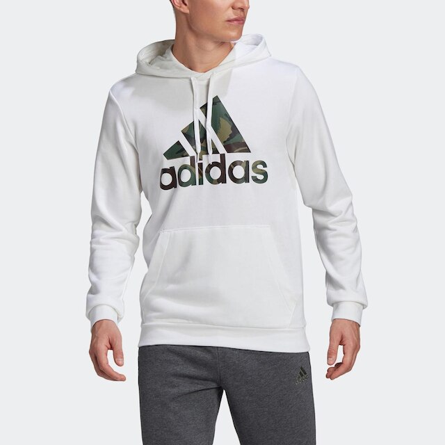 Blusa Moletom Capuz Essentials Camouflage Adidas - Branco é boa?